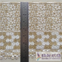 KHLT2014 KingHan Guipure Lace Trim Wholesale with High Quality and Competitive Price