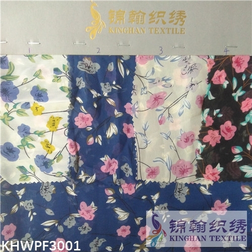 KHWPF3001 100%Polyester Printed Fabrics