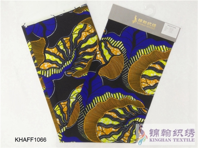 KHAFF1066 African Polyester Ankara Wax Print Fabrics