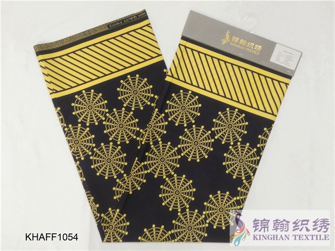 KHAFF1054 African Polyester Ankara Wax Print Fabrics
