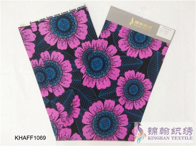 KHAFF1069 African Polyester Ankara Wax Print Fabrics
