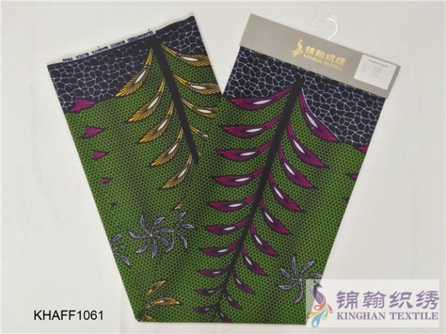 KHAFF1061 African Polyester Ankara Wax Print Fabrics