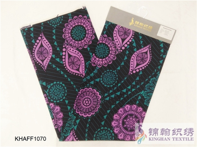 KHAFF1070 African Polyester Ankara Wax Print Fabrics