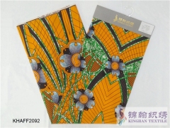 KHAFF2092 African Cotton Ankara Wax Print Fabrics