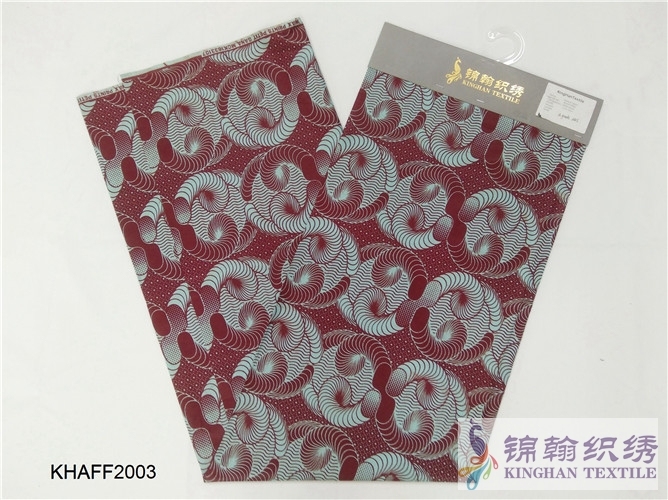 KHAFF2003 African Cotton Ankara Wax Print Fabrics