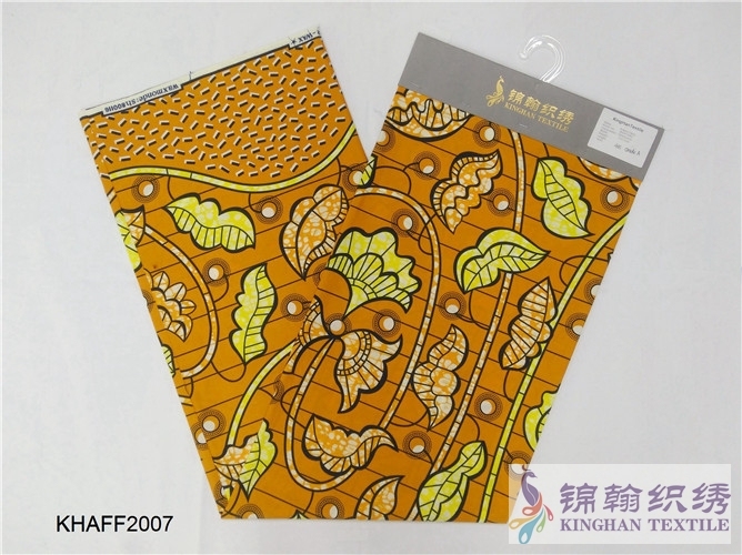 KHAFF2007 African Cotton Ankara Wax Print Fabrics