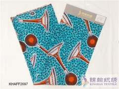 KHAFF2097 African Cotton Ankara Wax Print Fabrics