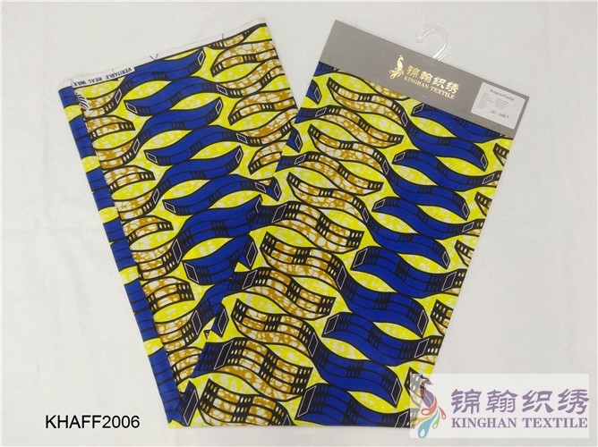 KHAFF2006 African Cotton Ankara Wax Print Fabrics