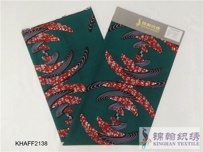 KHAFF2138 African Cotton Ankara Wax Print Fabrics