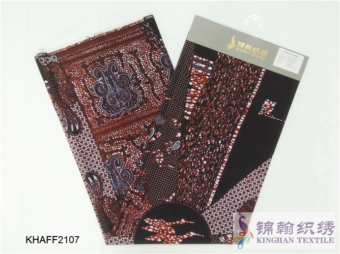 KHAFF2107 African Cotton Ankara Wax Print Fabrics
