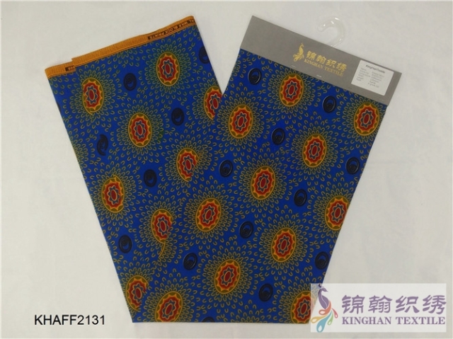 KHAFF2131 African Cotton Ankara Wax Print Fabrics