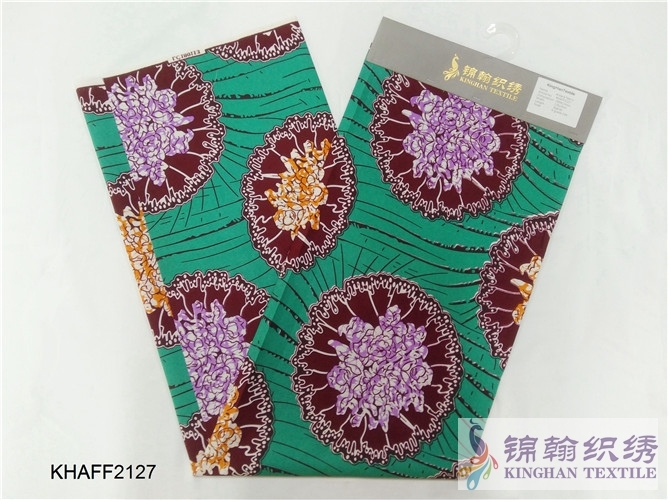 KHAFF2127 African Cotton Ankara Wax Print Fabrics