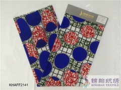 KHAFF2141 African Cotton Ankara Wax Print Fabrics