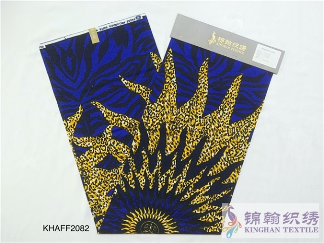 KHAFF2082 African Cotton Ankara Wax Print Fabrics