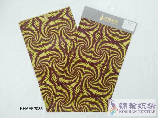 KHAFF2085 African Cotton Ankara Wax Print Fabrics