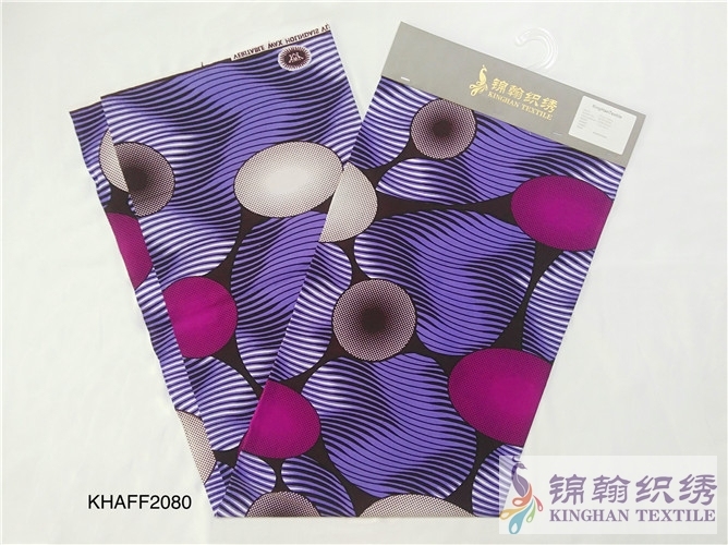 KHAFF2080 African Cotton Ankara Wax Print Fabrics