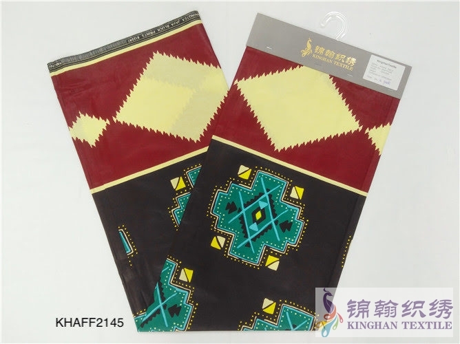 KHAFF2145 African Cotton Ankara Wax Print Fabrics