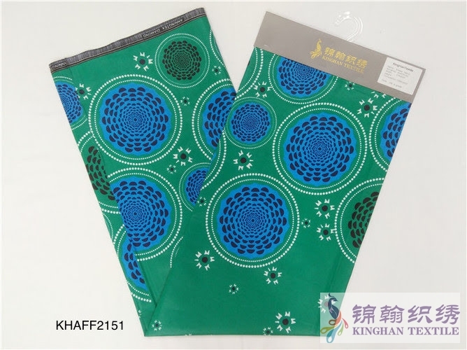 KHAFF2151 African Cotton Ankara Wax Print Fabrics