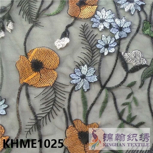 KHME1025 Flat Mesh Embroidery