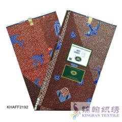 KHAFF2192 African Cotton Ankara Wax Print Fabrics