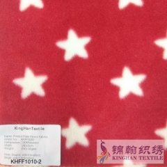 KHFF1010 Printed Polar Fleece fabrics Double-sided brushed, Single-sided Anti pilling