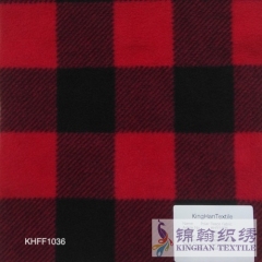 KHFF1036 Printed Polar Fleece fabrics Double-sided brushed, Single-sided Anti pilling
