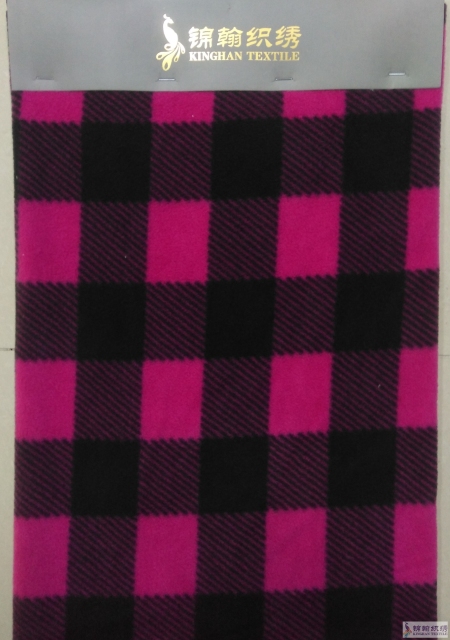 KHFF1029 Printed Polar Fleece fabrics Double-sided brushed, Single-sided Anti pilling