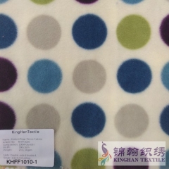 KHFF1010 Printed Polar Fleece fabrics Double-sided brushed, Single-sided Anti pilling