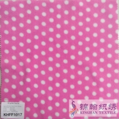 KHFF1017 Printed Polar Fleece fabrics Double-sided brushed, Single-sided Anti pilling