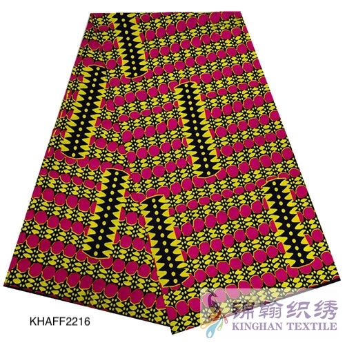 KHAFF2216 African Cotton Ankara Wax Print Fabrics