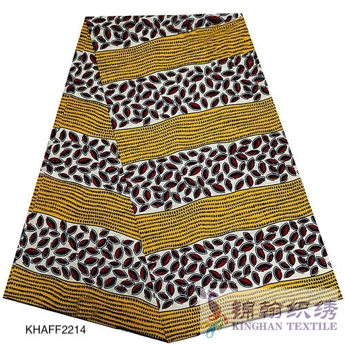 KHAFF2214 African Cotton Ankara Wax Print Fabrics