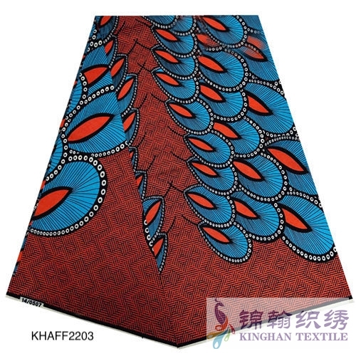 KHAFF2203 African Cotton Ankara Wax Print Fabrics