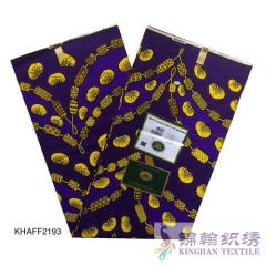 KHAFF2193 African Cotton Ankara Wax Print Fabrics