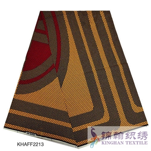 KHAFF2213 African Cotton Ankara Wax Print Fabrics