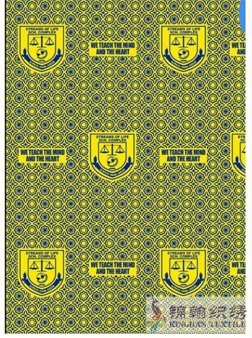 KHAFF3005 African Customized Polyester Ankara Wax Print Fabrics