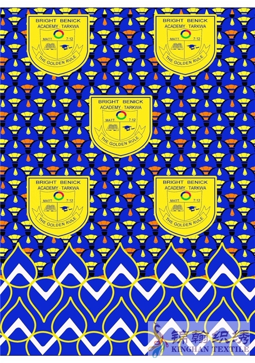 KHAFF3014 African Customized Cotton Ankara Wax Print Fabrics