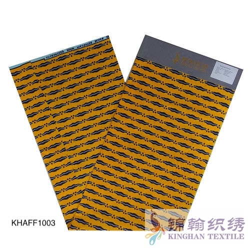 KHAFF1003 African Polyester Ankara Wax Print Fabrics