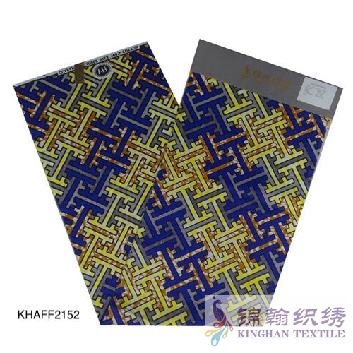 KHAFF2152 African Cotton Ankara Wax Print Fabrics