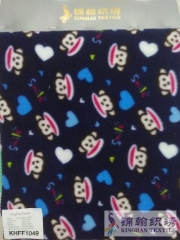 KHFF1049 Printed Polar Fleece fabrics Double-sided brushed, NO Anti pilling