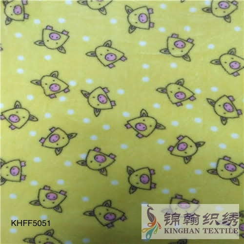 KHFF4051 Printed Coral Fleece fabrics