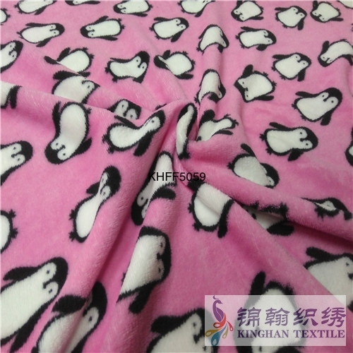 KHFF4059 Printed Coral Fleece fabrics