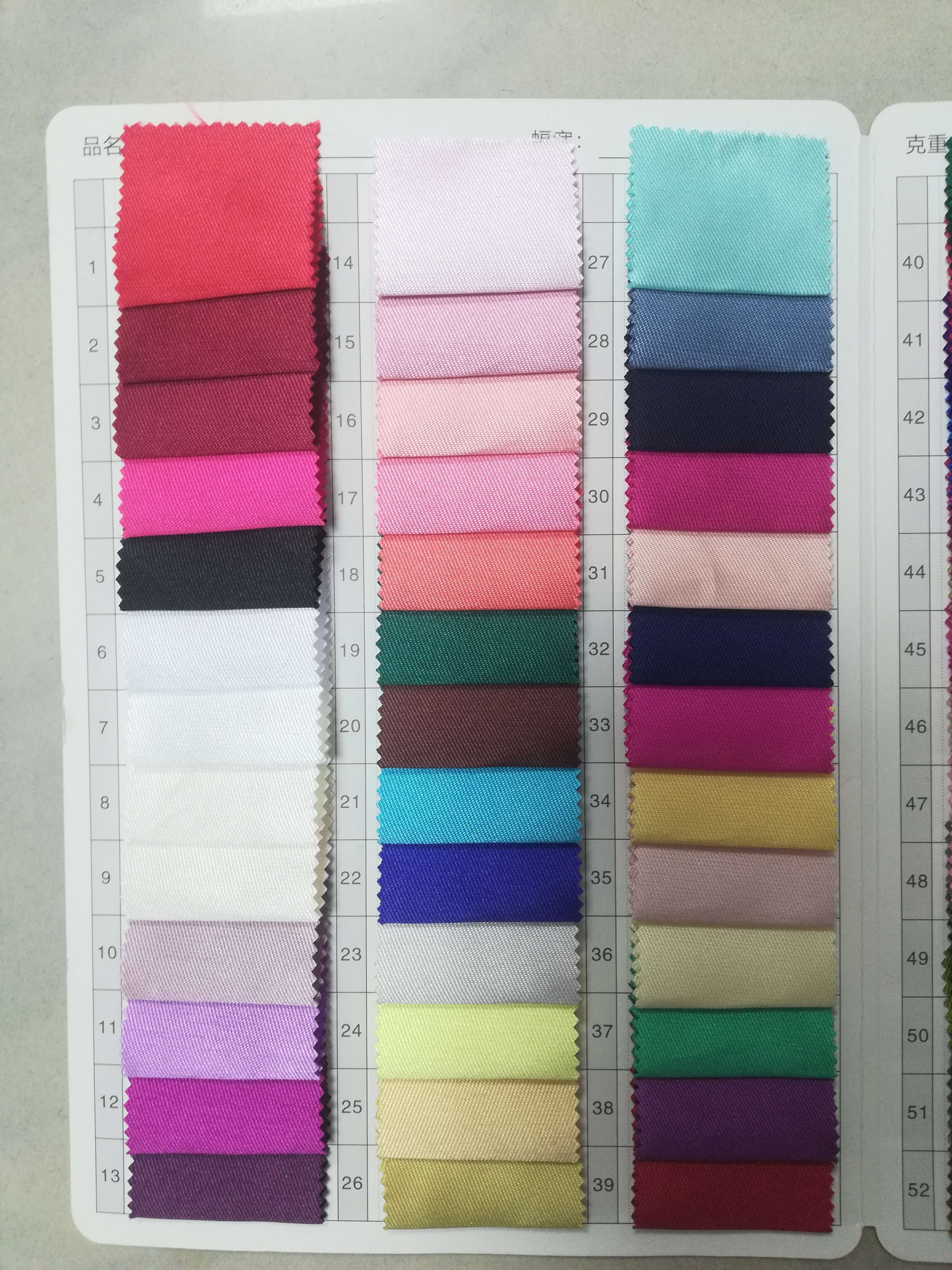 KHWF2A001 Polyester Twill Satin Fabric