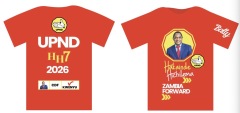 2026 Zambia Presidential Campaign T-shirt Hakainde Hichilema