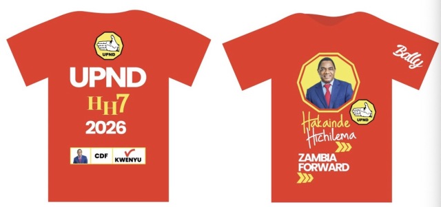 2026 Zambia Presidential Campaign T-shirt Hakainde Hichilema