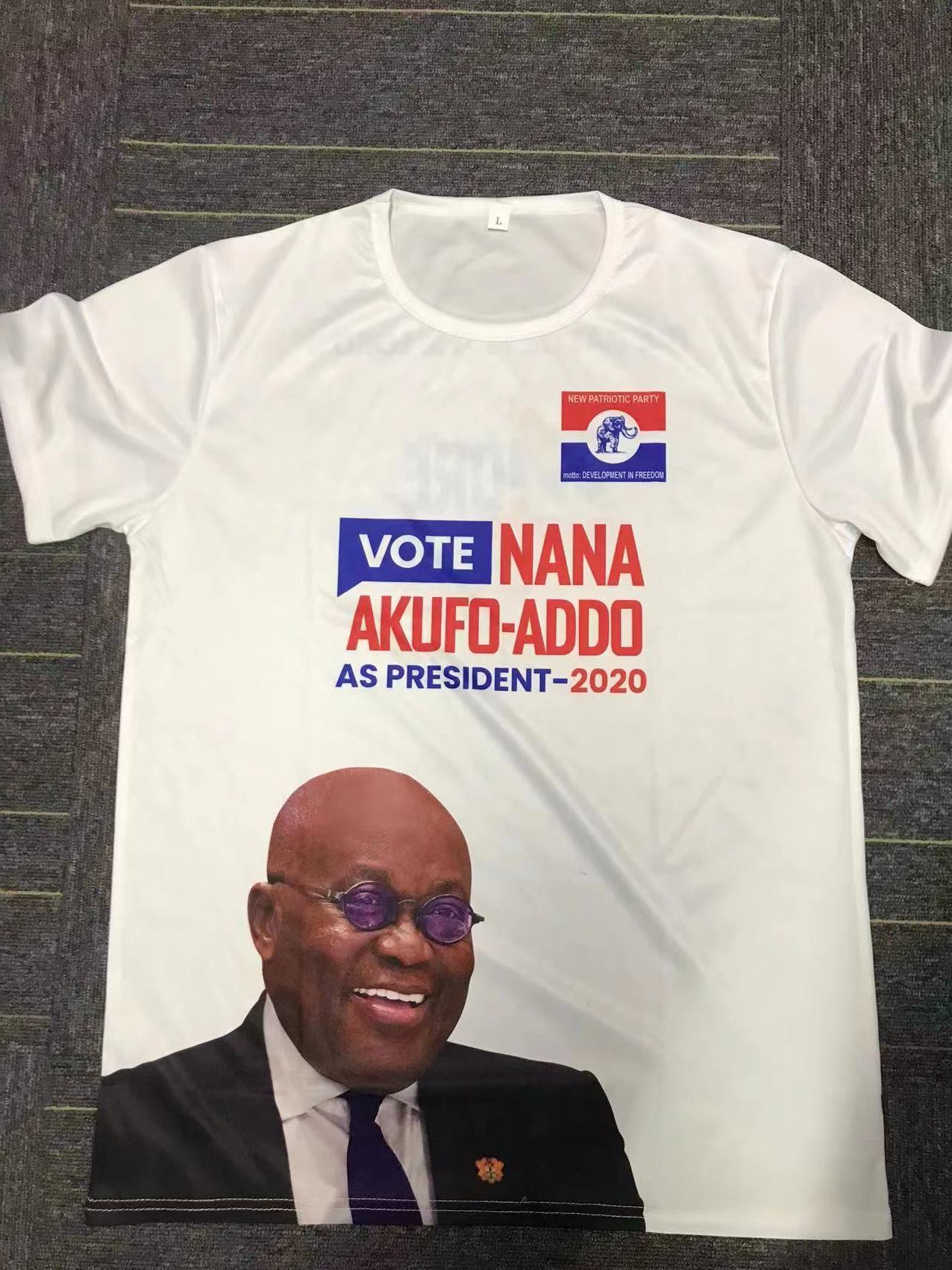 2020 Ghana Presidential Campaign T-shirt NANA AKUFD ADDO