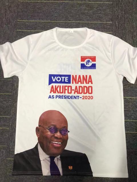 2020 Ghana Presidential Campaign T-shirt NANA AKUFD ADDO