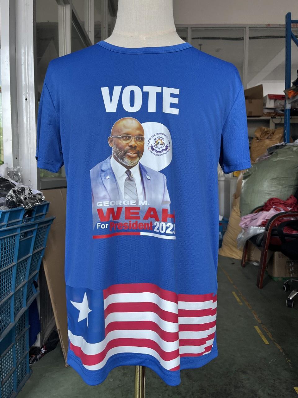 Liberia Campaign T-shirt George Manneh Oppong Weah