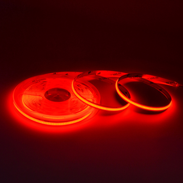 Red Cob Led Strip 8MM DC24V IP20 CRI90 3 years Warranty