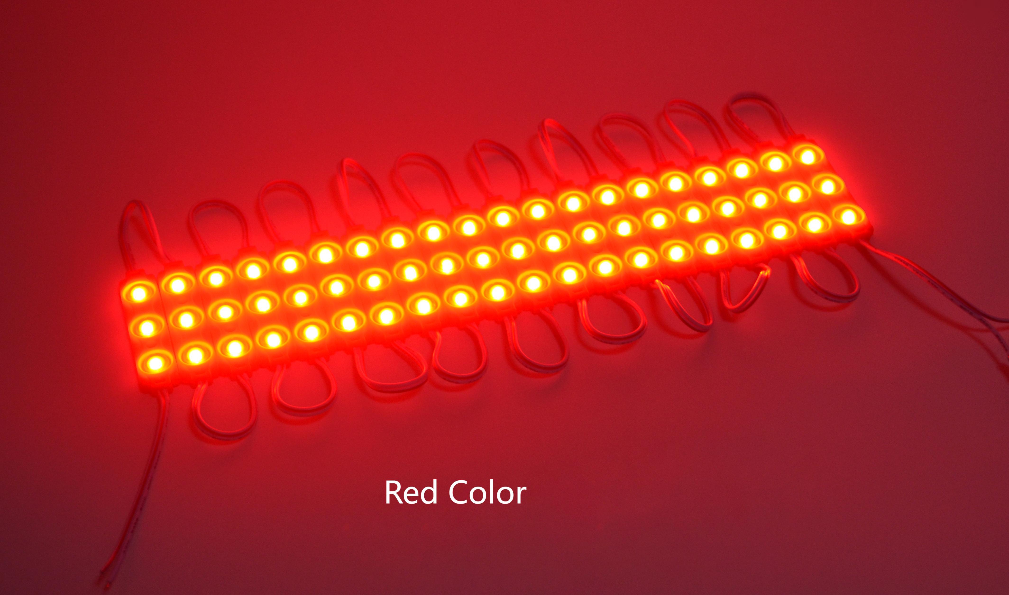 3 2835 lens LED module DC12v 0.72W for 3D LED letters and LED light box