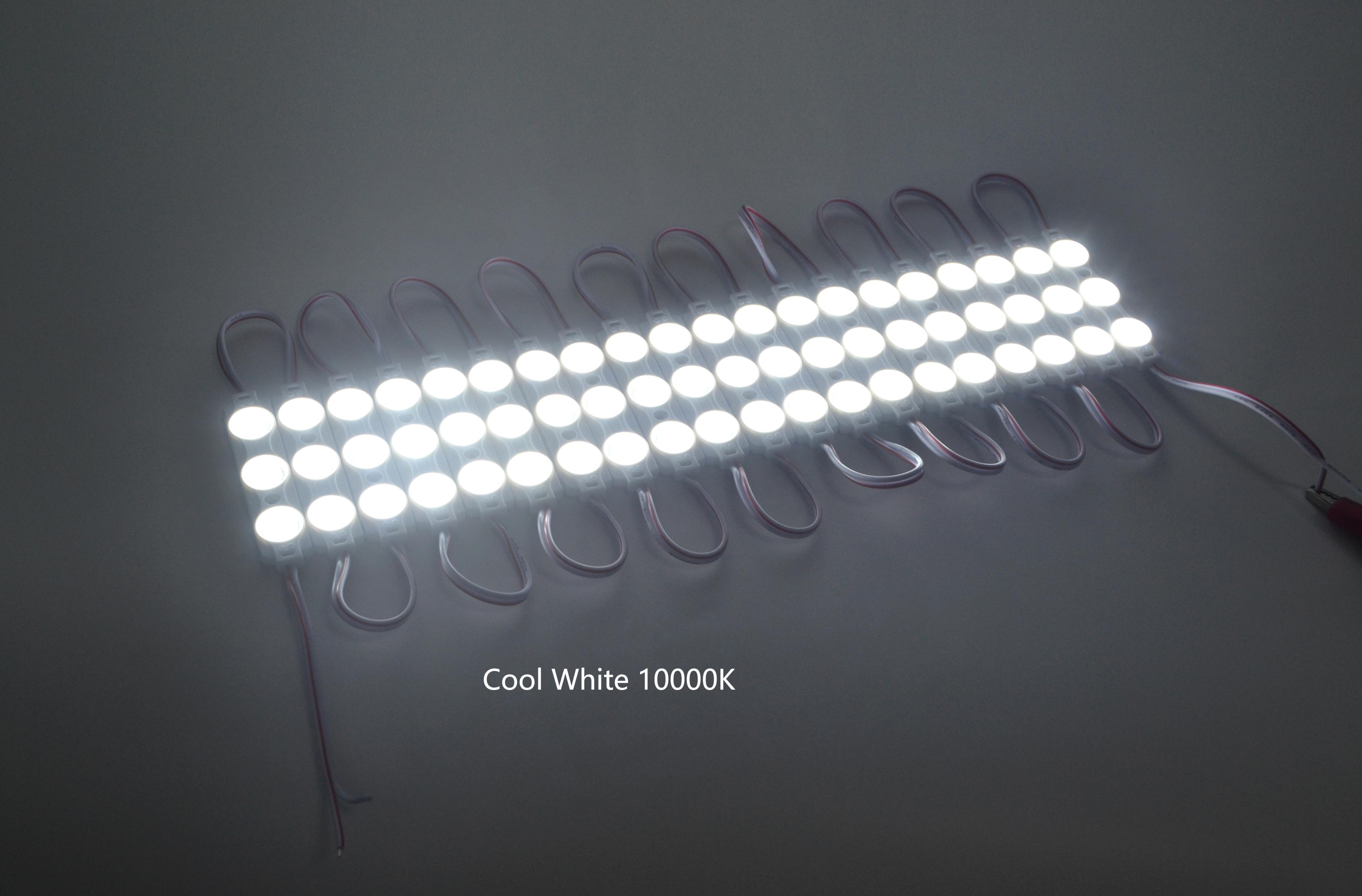 3 2835 lens LED module DC12v 0.72W for 3D LED letters and LED light box